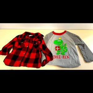 2 Christmas shirts